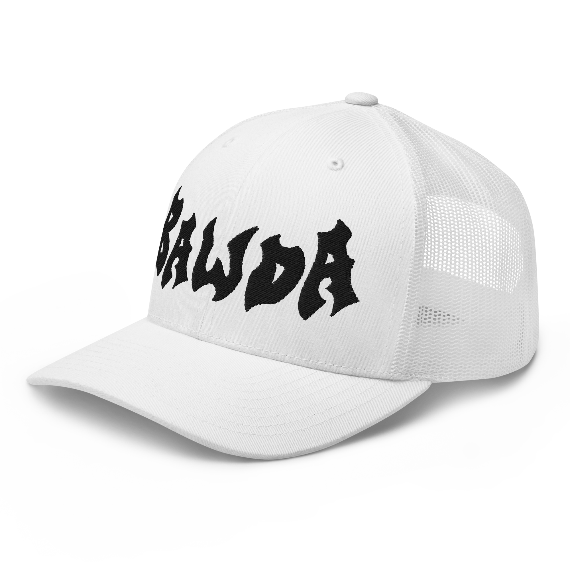 BAWDA™ Essential Trucker - White & Black