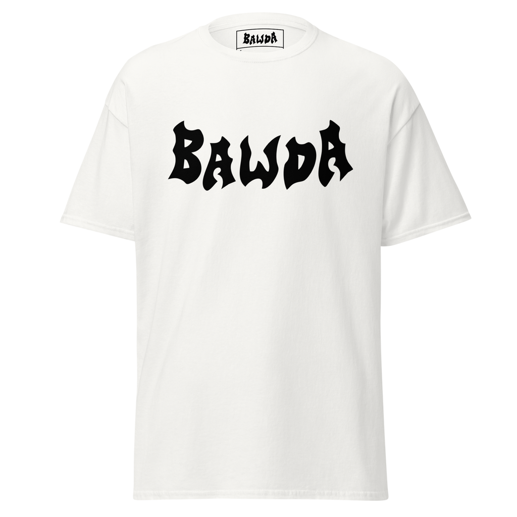 BAWDA™ Essential Unisex Tee — White/Black